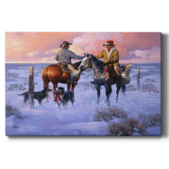 Sharin' Christmas with the Neighbors- Gallery Wrapped Canvas