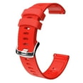 thumbnail image 3 of Bracelet de Montre de Remplacement Bracelet en Silicone Réglable Accessoires de Montre de Sport Extérieur, Rouge, 3 of 6