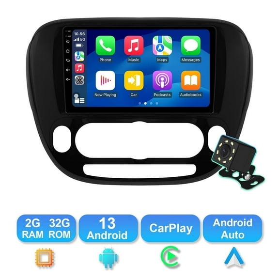 Android 13 Car radio for Kia Soul 2014-2019 Multimedia Stereo Wireless Carplay Android Auto Autoradio Navigation GPS WIFI Mirror link Camera FM BT 2 32G