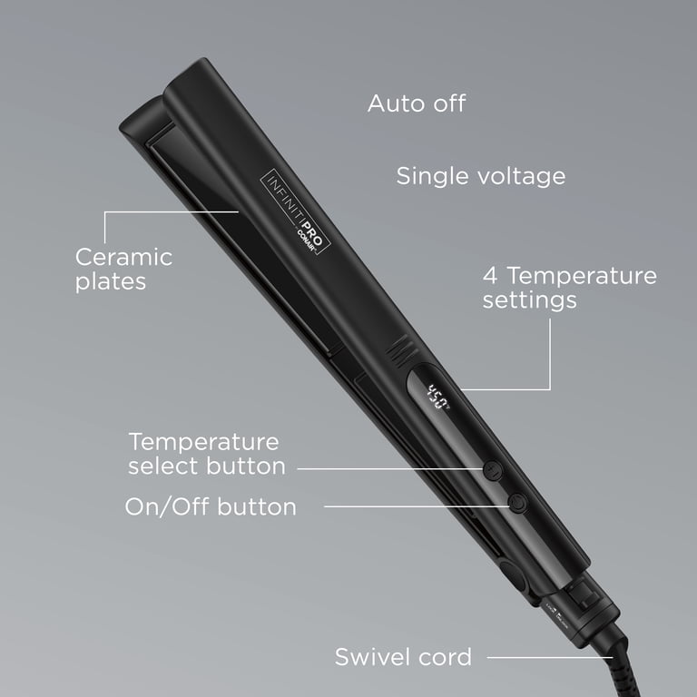 Conair InfinitiPRO Digital Flat Iron, 2" Ceramic Plates photo 3