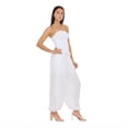 thumbnail image 3 of Forever 21 Women’s Balloon Pants, Relaxed Pull-On Wide Leg Bottoms with Gathered Tapered Hem, Flowy Casual Lounge Trousers, XS-XL, 3 of 6