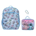 thumbnail image 1 of Lilo & Stitch Angel & Stitch All-Over Print 16" Backpack With Lunch Kit, 1 of 7