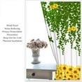 thumbnail image 5 of Vine Rattan Rod Pocket Blackout Curtains, Plant Sunflower Flower Living Room Bedroom Window Drapes 2 Panel Set, Kids Classroom Window Curtains Dust-Proof for Kitchen Dining Room-W52xL84in, 5 of 6