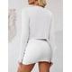 thumbnail image 4 of Jersey tipo cárdigan Shrug Bolero OmicGot White para mujer, 4 of 6