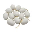 thumbnail image 3 of 12 piezas de relleno para cestas de huevos de Pascua, decoración multifuncional para Pascua. Blanco, 3 of 9