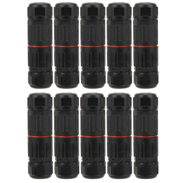 10Pcs Waterproof Connector Electrical IP68 Terminal Assortment Kit for Street Lights