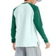 thumbnail image 5 of Blusas y camisas de manga larga con cuello redondo para hombre, color liso, para correr al aire libre, manga larga, cuello redondo, sudadera con capucha para ejercicio, top de poliéster para hombre., 5 of 5