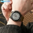 thumbnail image 4 of EXPLOJOY Fashion Quartz Watch for Men – Retro Style, Leather Band, Timeless Appeal, 4 of 9