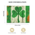 thumbnail image 2 of Nawypu  Rustic Wooden Irish Flag with A Four Leaf Clover Canvas Wall Art Prints Photo Contemporary Paintings Decorative Artwork Wall Decor Wood Frame Gallery, 2 of 5