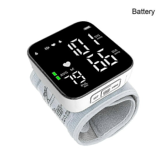 LCD Rechargeable Blood Pressure Monitor with Pulse Rate Tracking for Accurate Home Use