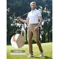 thumbnail image 3 of Golf Pants Men Stretch Dress Lightweight Business Casual Waterproof Hiking Quick Drying Work Pants, 3 of 5