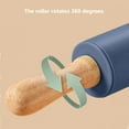 thumbnail image 4 of Rolling Pin With Wooden Handles & Wood Cradle,14.96 Inch Rolling Pins For Making Pizza Dough And Tortillas, Dough Roller For Pie Crust, Cookie, Pasta, 4 of 7