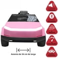 thumbnail image 3 of Montable Eléctrico Orbic Toys Cybertruck Br2102b Batería 12v Rosa, 3 of 7