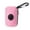 Pink, variant on Linjieee Practical Dog Poop Bag Dispenser Pet Waste Bag Holder MeshFabric Poop Bag Dispenser For Dogs Walking Outdoor Dog Supply Pet Waste Bag Holder