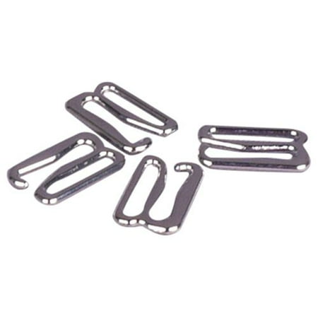 

Porcelynne Silver Metal Alloy Replacement Bra Strap Slide Hook - 1/2 (13mm) Opening - 20 (20 Pieces)