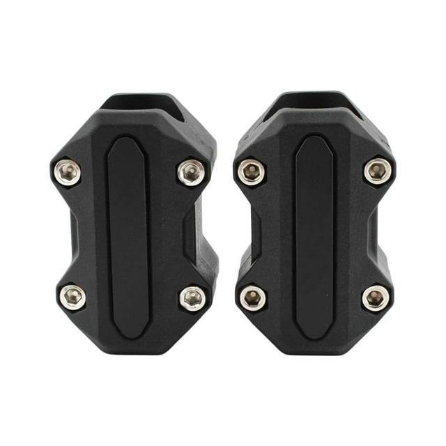 S SERENABLE Engine Bumper Guard Crash Bar Decor Protector Lightweight Aluminum Alloy Black