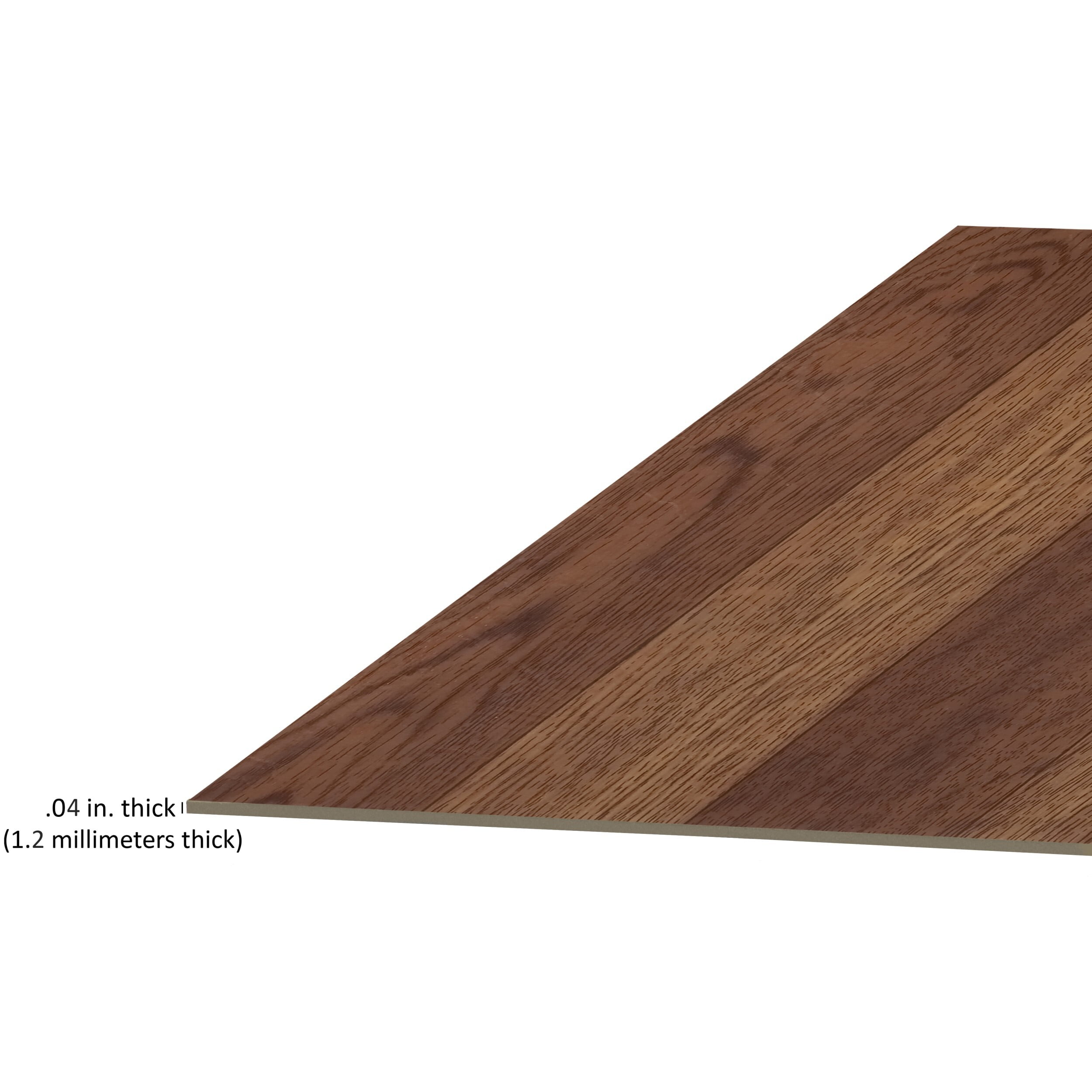 Achim 12"x12" 1.2mm Peel & Stick Vinyl Floor Tiles 20 Tiles/20 Sq. ft. Medium Oak Plank-Look