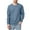 Blue, variant on DPTALR Men's Slim Fit Long Sleeve Round Neck Casual T-Shirt,Black,L