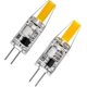 thumbnail image 4 of G4 LED 220V 3W 3000K Warm White 160lm, Silicone Bulbs Replace Traditional 30W Halogen Bulbs, 5-pack, 4 of 5