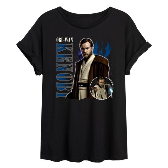 Star Wars - Obi-Wan Kenobi Collage - Women's Oversized Graphic T-Shirt