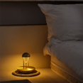 thumbnail image 2 of Tubicen Lampe de Table Sans Fil, Lampe à Batterie Rechargeable, Lampes de Chevet Portatives à DEL, Contrôle des Gestes avec Fonction Mémoire, Éclairage Nocturne d'Accent à Gradation Continue, Laiton, 2 of 7