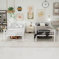 thumbnail image 2 of Noble House Simple Black Detachable Bunk Bed,Stable & Quiet Twin Size,White, 2 of 10