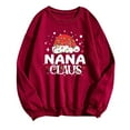 thumbnail image 3 of DPTALR Woman Long Sleeve Round Neck T-Shirt Printing Loose Blouse Tops, 3 of 3