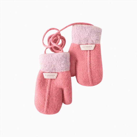 Kids Winter Ski Snow Gloves - Waterproof Snowboard Mittens for Boys Girls(S,Hot Pink)