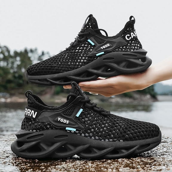 Men's Water Shoes: Fast Dry Swim Shoes for Men & Women, Anti-Slip Barefoot Shoes for Beach, Hiking, Diving