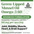 thumbnail image 4 of TURNER Green Lipped Mussel Oil Omega-3, Joint Comfort & Mobility, No Fishy Aftertaste, 1 Bottle, 60 Softgels plus 1 Bottle of Calcium Plus, 4 of 5
