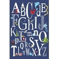 thumbnail image 2 of "Abc Nautical Navy" Painting Print on Wrapped Canvas, 2 of 5
