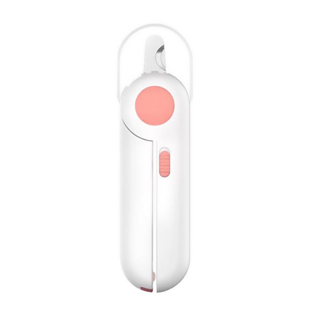 Graflsoa Coupe-Ongles Professionnel à LED pour Animaux avec Lime à Ongles - Sûr, Design Ergonomique pour Chats et Chiens - Inclut des Lames en Acier Inoxydable Tranchantes et des Poignées Antidérapantes - Livré avec 3 Piles LR44