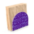 thumbnail image 2 of Napkin Holder Acrylic Napkin Holder for Table Kitchen Restaurant Living Room Home Decor Stylish Decorative Napkin Holder Fit 50-60 Napkins 2pcs Purple Light Blue Paisley, 2 of 9