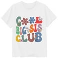 thumbnail image 2 of SUXIAN Toddler Shirts Casual Letter Print Round Neck Short Sleeve Tee Style 1 T Shirts For Kids White_001 3-4 Years, 2 of 3