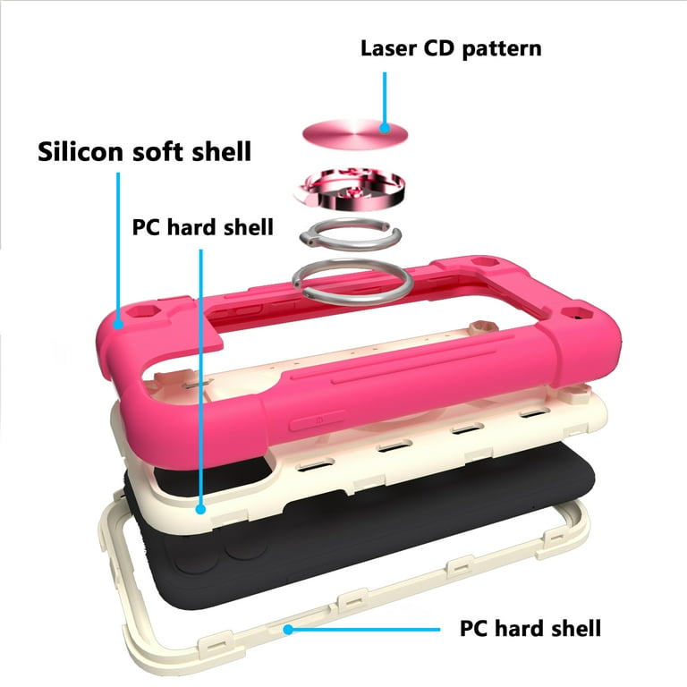 Cover Custodia Google Pixel 7 Pro Shockproof Ibrida Blu Con - Foto 7