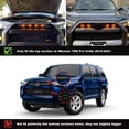 thumbnail image 2 of Juego de 4 luces LED ámbar (negras) con fusible e instrucciones para la parrilla Toyota 4Runner TRD Pro 2014-2022, incluidas SR5, TRD Off-Road, Limited, TRO Pro, 2 of 5