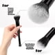 thumbnail image 3 of Double ended foundation brush 2 in 1 makeup brush eye shadow brush mixed foundation concealer, 3 of 4