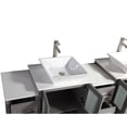 thumbnail image 3 of Vanity Art VA3124-72G 72 in. Double Sink Bathroom Vanity Set, Gray, 3 of 5