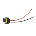 thumbnail image 2 of 2pcs H11 H8 Female Connector Adapter Wiring Harness Socket Plug Fog Light, 2 of 11