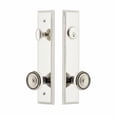 thumbnail image 4 of Grandeur Carr  Tall Plate Single Cylinder One Piece Knobset with Soleil Knob, 4 of 6