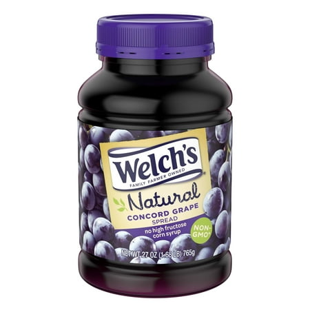 Welch's Natural Concord Grape Spread, 27 oz (Best Grape Jelly Recipe)
