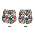 thumbnail image 6 of Goofa French Food Printed Women 2 in 1 Running Shorts,Quick Dry Athletic Workout Shorts,High Waisted Athletic Shorts with Liner Pockets-, 6 of 9