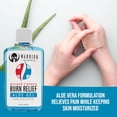 thumbnail image 6 of Warrior Burn Relief Gel for Skin – Made in USA Aloe with Aloe Vera Gel with Lidocaine 4% – Highly Effective for Sunburns, Minor Burns After Sun & Insect Bites Relief – Fragrance Free (4 FL OZ), 6 of 9