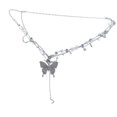 thumbnail image 4 of yotijay Waist Chain Alloy Stylish Adjustable Layered for Ladies for Dress Body Chain C, 4 of 9