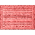 thumbnail image 1 of Ahgly Company Machine Washable Indoor Rectangle Oriental Red Modern Area Rugs, 2' x 4', 1 of 4
