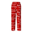 thumbnail image 7 of MLQIDK Mens Pajama Pants Xmas Tree Snowflake Comfy Pants Wide Leg Cute Christmas Pajamas Elastic Waist Drawstring Sleep Pajama Bottoms, 7 of 7