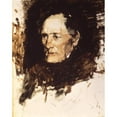 thumbnail image 2 of Frank Duveneck 20x24 Black Ornate Framed Double Matted Museum Art Print Titled: Head of an Old Man (ca. 1877-1879), 2 of 5