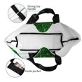 thumbnail image 4 of Balery Green Sparkling Bolsa Tote Estilo Estético con Cremalleras, Bolsa de Hombro, Bolsa de Compras Grande y Plegable, 4 of 8