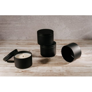 EOTW Candle Supply 10 oz. 12 Pack Empty Luxury Matte Black Copper Gold  Reflective Jars for Candle Making. 