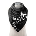 thumbnail image 2 of Châles Doux Mode Femmes Foulard Chaude Décontractée à Boutons Imprimés, 2 of 2
